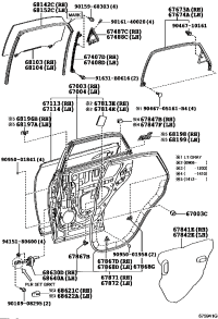 6700348130-PANEL SUB-ASSY, REAR DOOR, RH