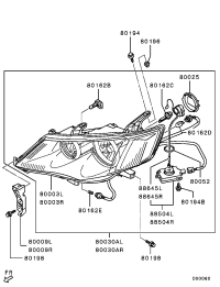 8301A769-CONTROLUNIT,HEADLAMP