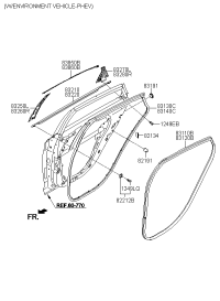 83120C3500TRY-W/STRIP-RR DR BODY SIDE RH