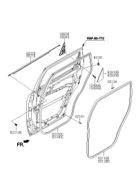 831102J000WK-W/STRIP-RR DR BODY SIDE LH