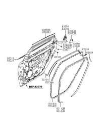 831403L000-Wthstp assy-rr dr rh