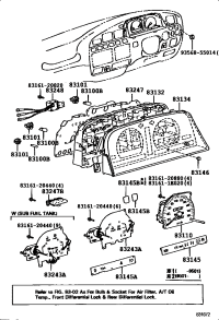 8313260770-CASE, COMBINATION METER