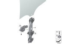 51337296387-WINDOW LIFTER W/OMOTOR RRLH X5