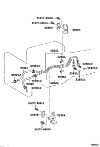 3294150040-HOSE, OIL COOLER INLET, NO.1