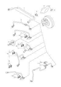 7N0612041G-Pipe, vacuum w/check