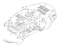 3C0863145A-Damper assy-aluminium