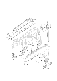 L80A821105ASTL-FENDER PANEL RIGHT/718 BOXTER