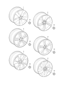 80A601025D-Wheel rim:
