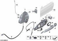 51217290116-DOOR HANDLE CARRIER X5 FR RH