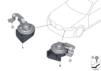 61337492207-Horn assy-electric