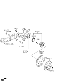 52730G2000-HUB & BEARING ASSY-RR
