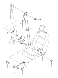 5C5857705G-3-point s/belt w h o * * * * * *