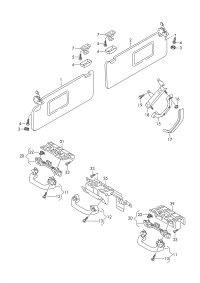 7M3857552Q-Visor, w/mirror & lid