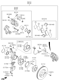 581011MA00-PAD KIT-FR DISC BRAKE