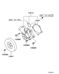1300A066-WATERPUMPKIT