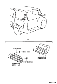 6290560060-LOUVER, QUATER VENTILATION, RH