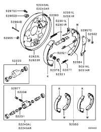 MR407149-CUP+BOOT KIT,RR BRAKE C