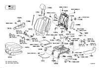 7281008140B0-Armrest assy, fr seat