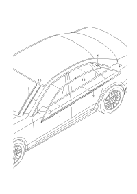 L8WD853283A2ZZ-Weatherstrip, window gutter