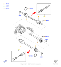 DT4Z3A329A-Kit-repair, cv joint