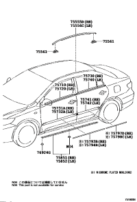 7573102260B1-MOULDING FR DOOR