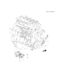 24101358-STARTER 12V/2.2KW/10T-C(W204)
