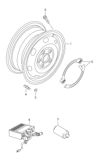 7E0601027B091-Wheel rim steel