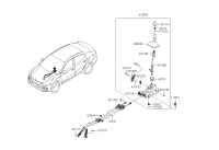 43700H2110URE-LEVER ASSY-MTM