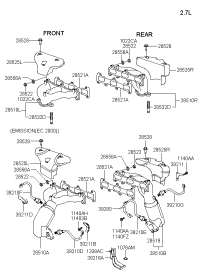 2851037331-MANIFOLD ASSY-EXHAUST LH