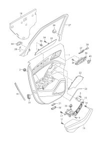 L8VD867304PSE6-Garnish ay dr (black)