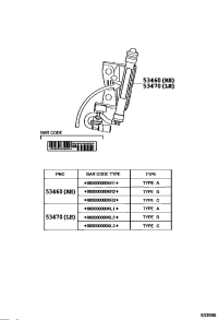 5346030101-LIFTER ASSY, POP UP