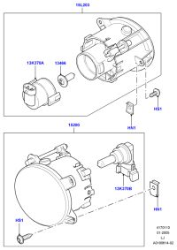 XBJ000042-lamp assy