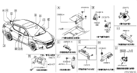 284E75MA0A-Cont assy-ADAS