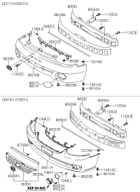 8652022300-ABSORBER-FR BUMPER ENERGY