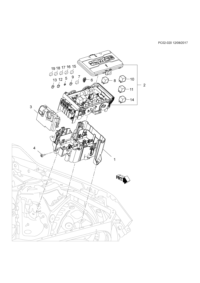 26238824-Junction, engine harness (incl. 6-10)