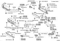 521010K010-PLATE SUB-ASSY, FRONT BUMPER REINFORCEMENT