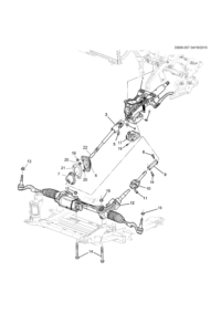 23382991-Shield, steering shaft (hole, 29.4)