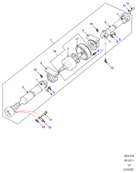TVB100320-Propellor shaft assembly