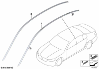51137410313-Mldg roof paint lh