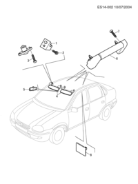 5490550-PULL HDL ASSY WAG