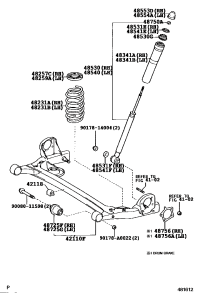 48531A9200-ABSORBER ASSY, SHOCK, REAR, RH/LH
