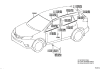 601170R040-COVER SUB-ASSY, FRONT PILLAR, UPR RH
