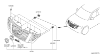 623101V80A-GRILLE RADIATOR
