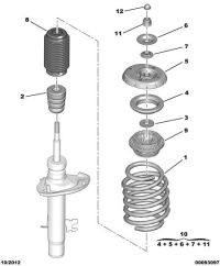 9801075580-Spring, front suspension