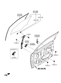 82450S6010-MOTOR ASSY-FR P/WDW.LH