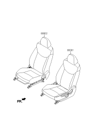 880014V020MSD-Seat assy-front lh