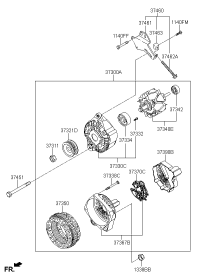 3730023700-GENERATOR ASSY