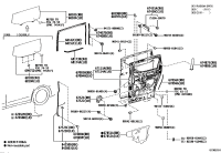 6785758020-PROTECTOR, REAR DOOR PANEL, RH/LH