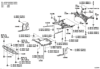 51206F4050-MEMBER SUB-ASSY, RR
