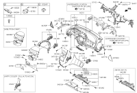 97480B5000CD5-DUCT ASSY-SIDE AIR VENT,LH